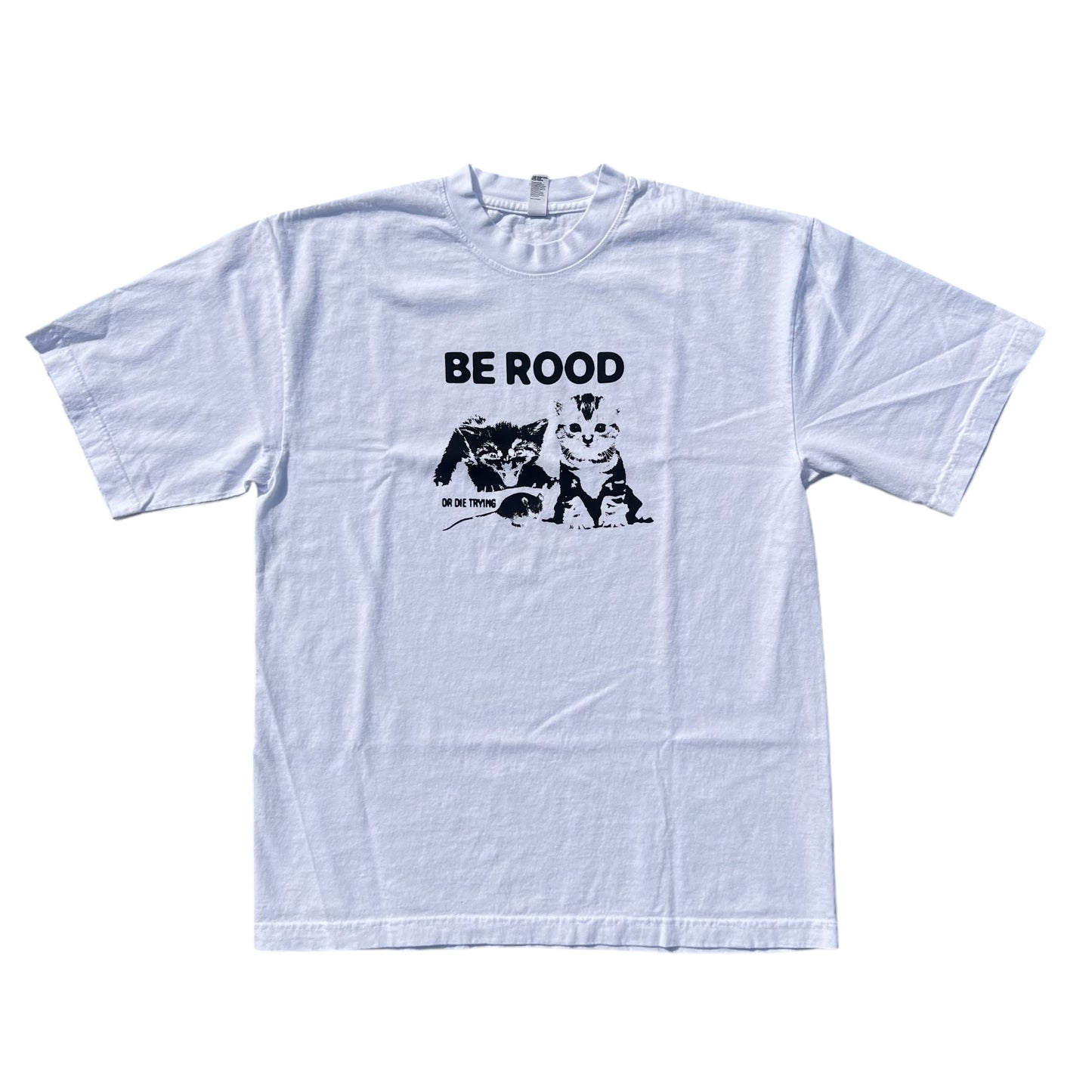 DIE TRYING TEE WHITE FRONT