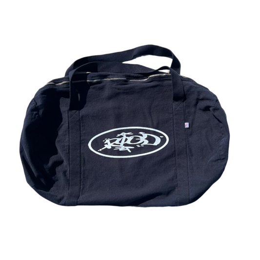 ROOD NAVY OVERNIGHT DUFFLE FRONT