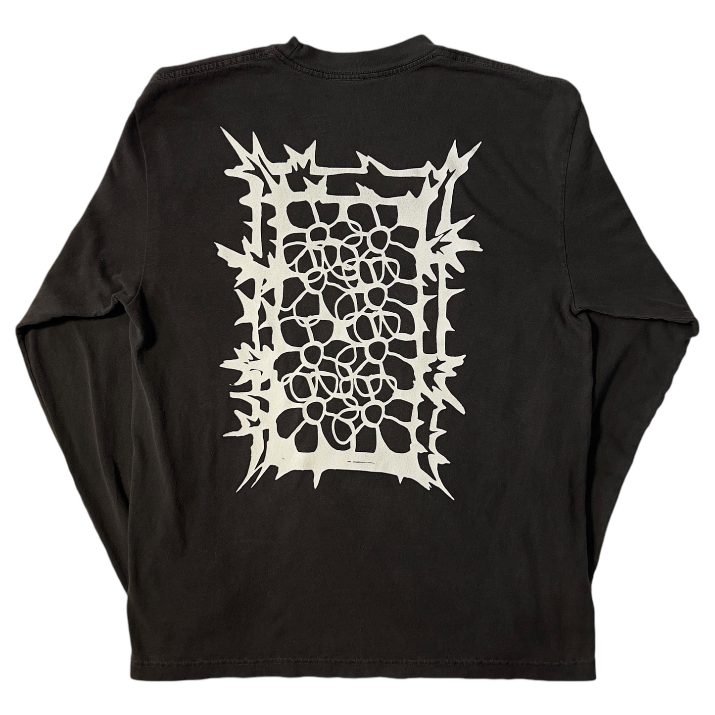 FLOWER LONG SLEEVE (FADED BLACK)