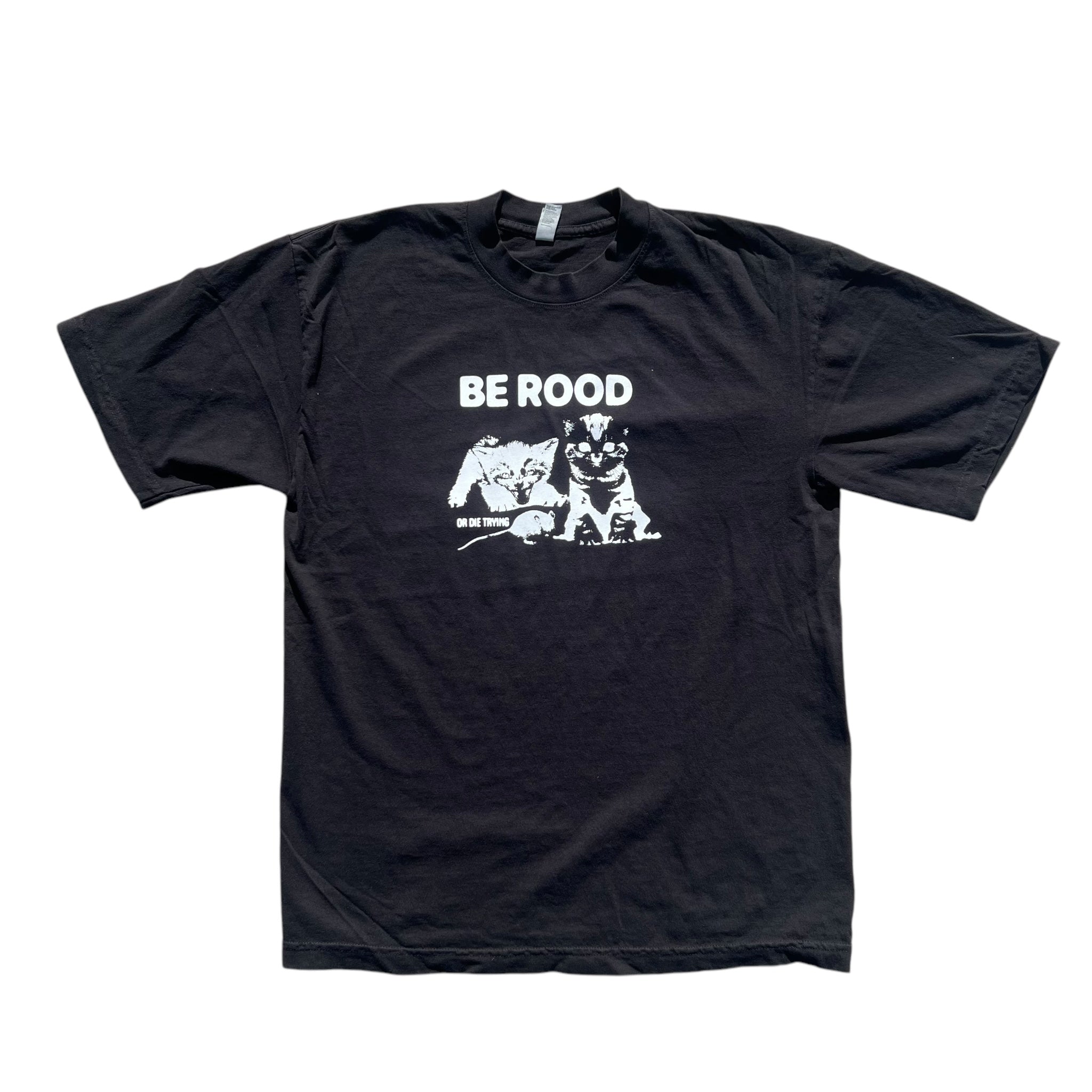 DIE TRYING TEE BLACK – ROOD SKATEBOARDS