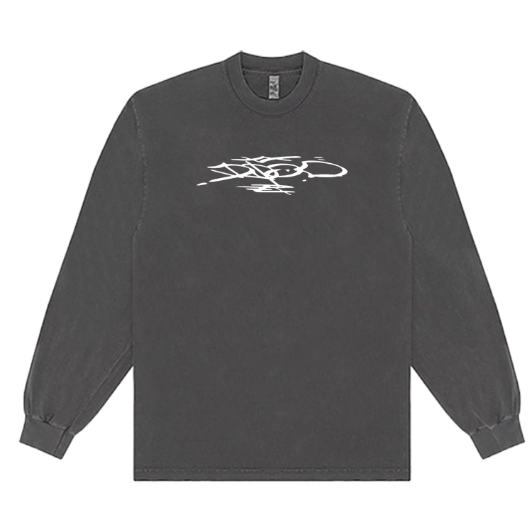 GRAPH LOGO L/S FADED BLACK