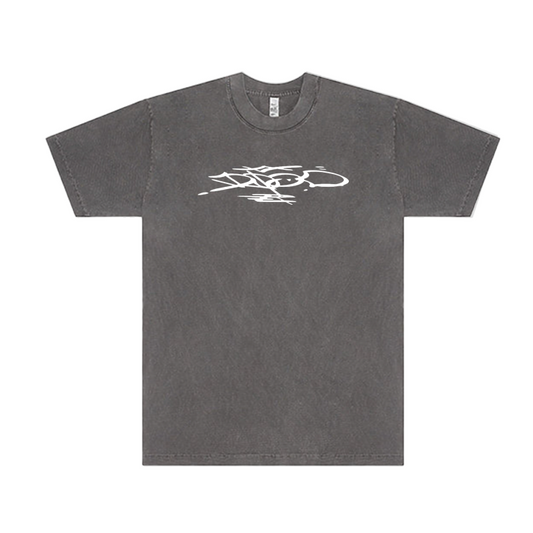 GRAPH LOGO TEE FADED  BLACK