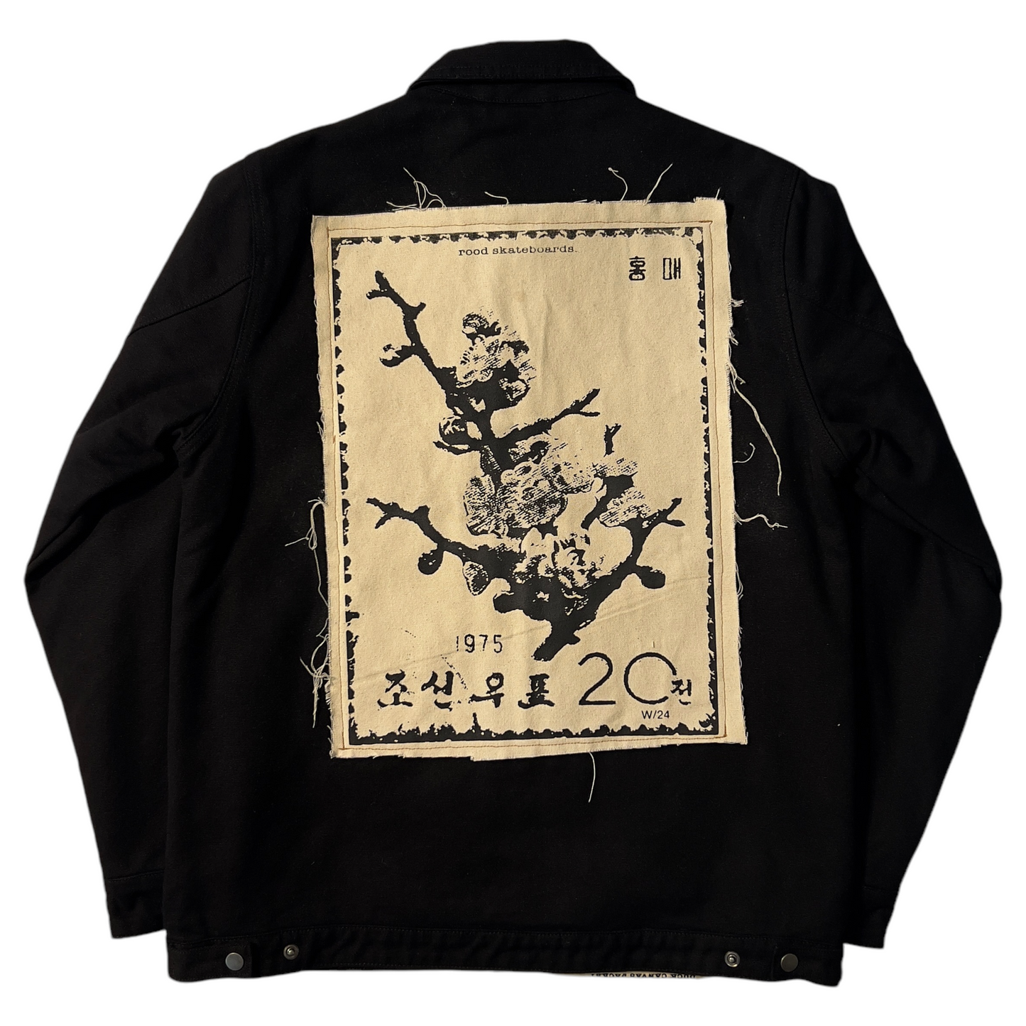 BLOSSOM CANVAS JACKET (BLACK)